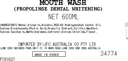 Propolinse Whitening 600ml