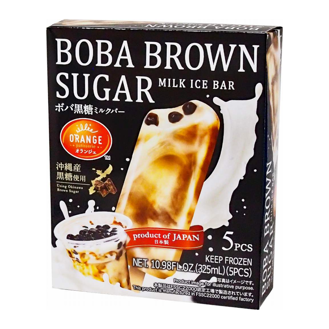 Boba Kokuto(Brown Sugar) Milk Ice Bar 5pc