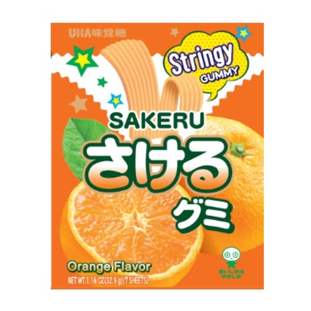 UHA Sakeru Gummy Mikan(Orange) 7p 32.9g