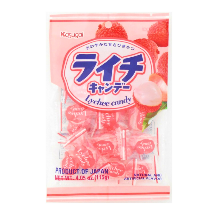KASUGAI Lychee Candy 115g