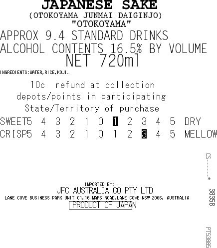 OTOKOYAMA Junmai Daiginjo 720ml