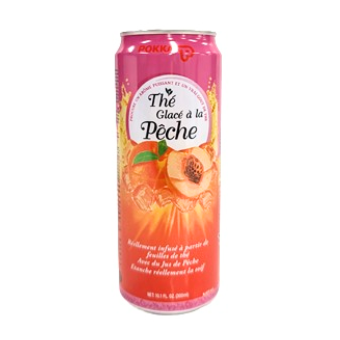 POKKA Peach Tea (Sleek Can) 300ml x 24ea