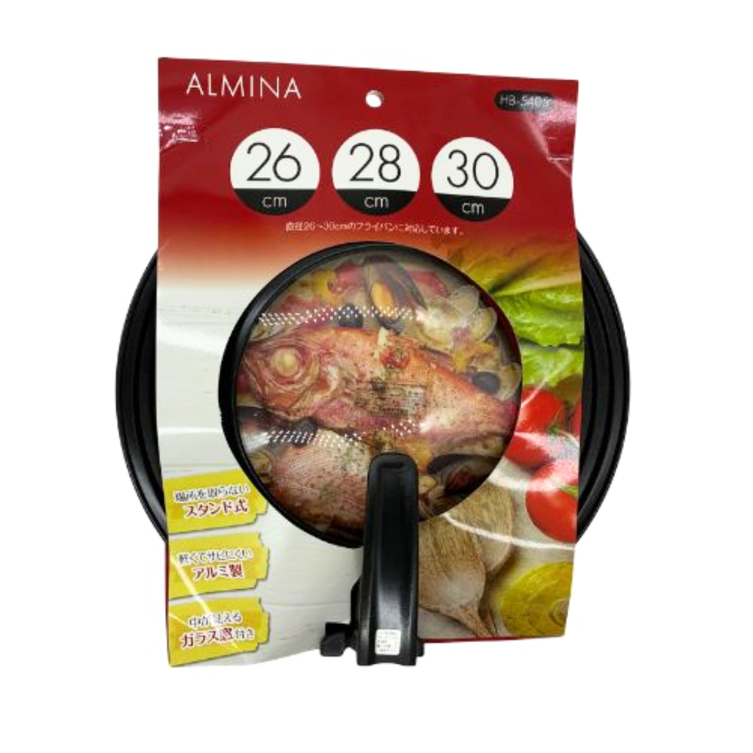 Frying Pan Lid with Silicone Window 26-30cm 1p