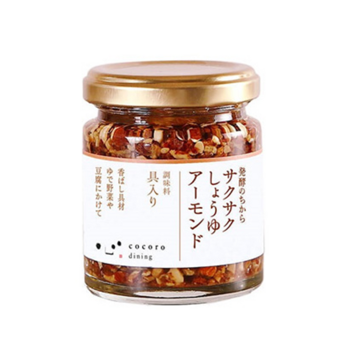 Crunchy Soy Sauce with Crushed Almond 90g