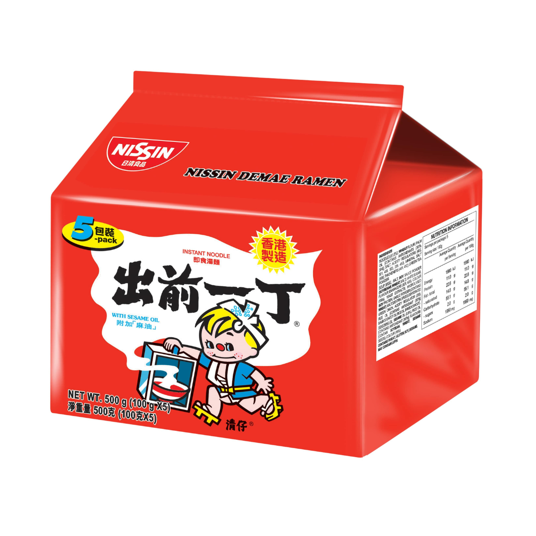 NISSIN Demae Ramen Sesame Oil Flavour 5pks 500g