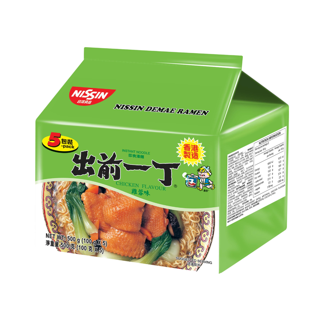 NISSIN Demae Ramen Chicken Flavour 5pks 500g