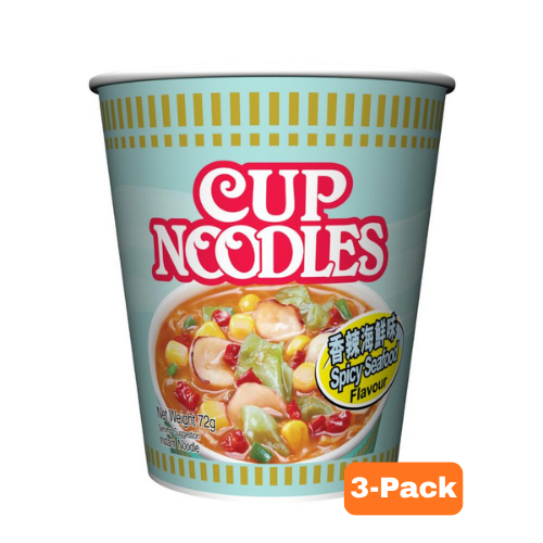 NISSIN Spicy Seafood Flavour Cup 72g x 3pc