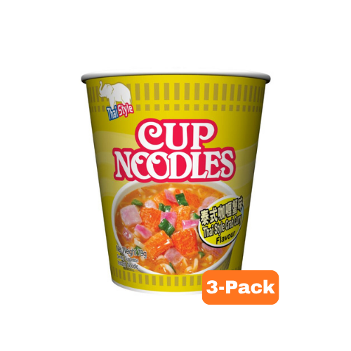 NISSIN Thai Crab Curry Flavour Cup 79g x 3pc