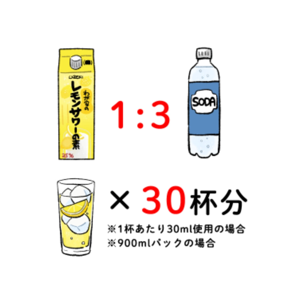 OZEKI Lemon Sour Cocktail Base 900ml