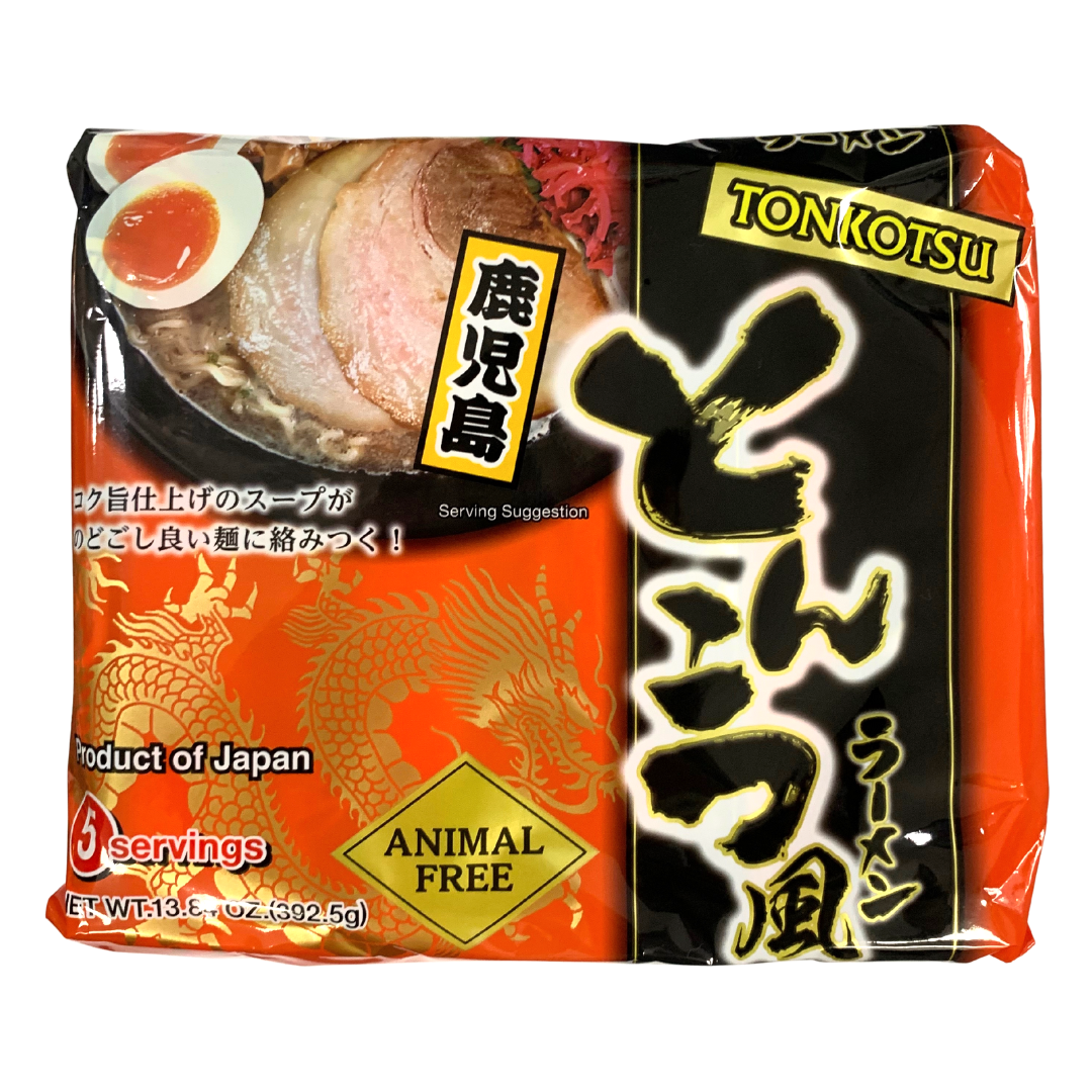 Kagoshima Tonkotsu-fu Ramen 5pc 392.5g Animal Free