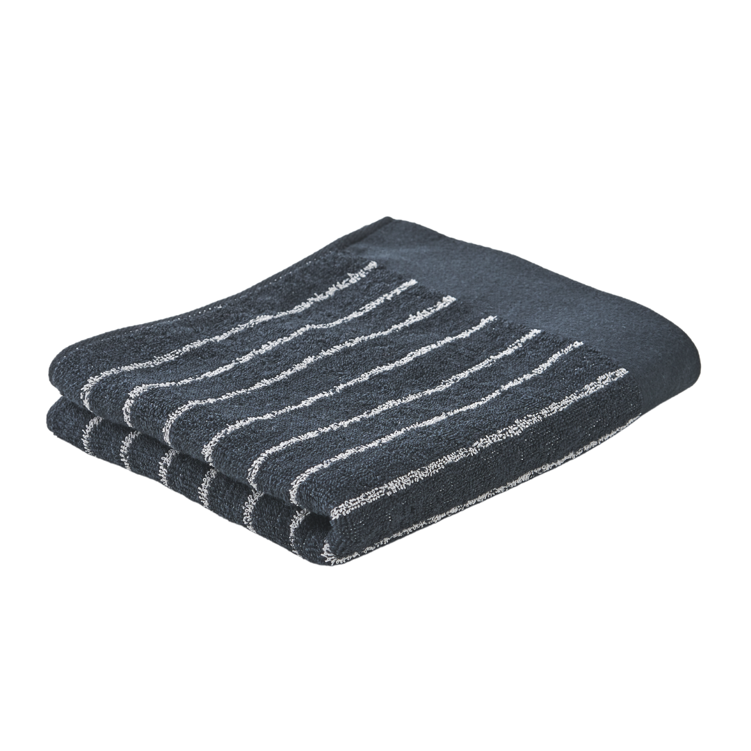 Imabari Washi Wash towel Black Stripe