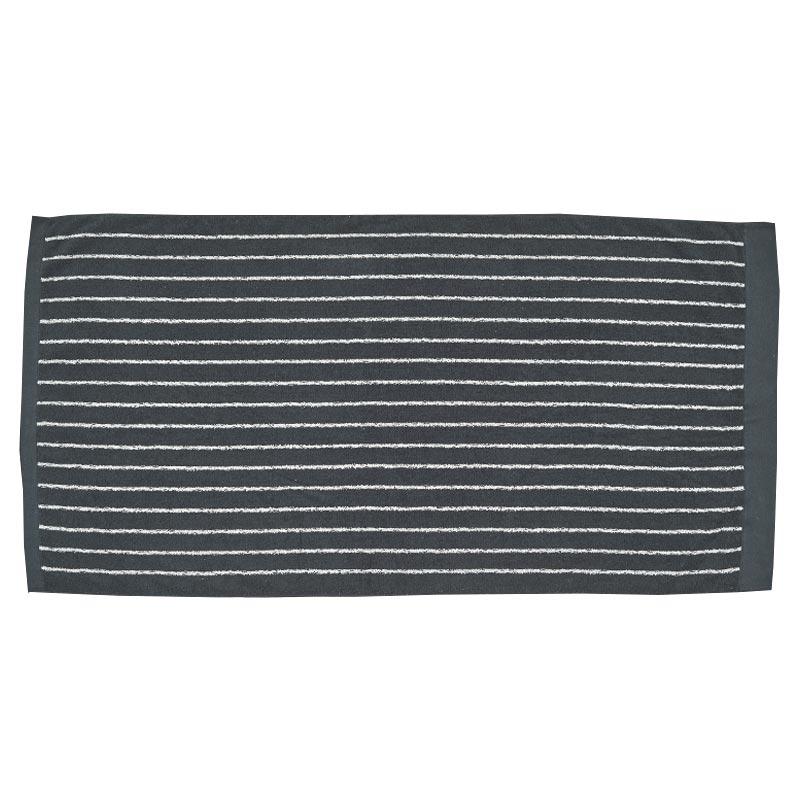 Imabari Washi Bath towel Black Stripe