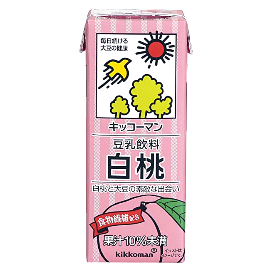 Soy Milk Peach 200ml