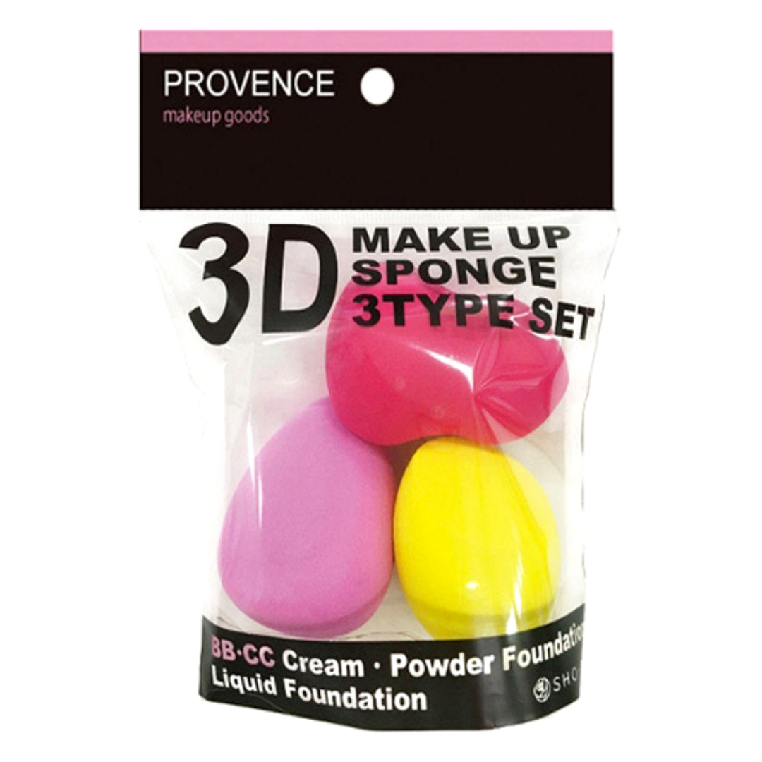 3D Makeup Sponge 3pc