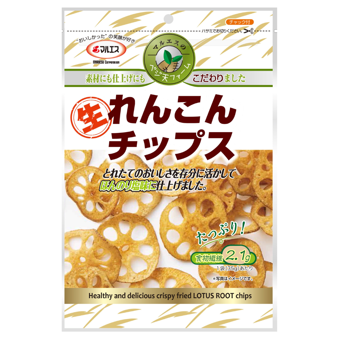 MARUESU Renkon Chips 35g