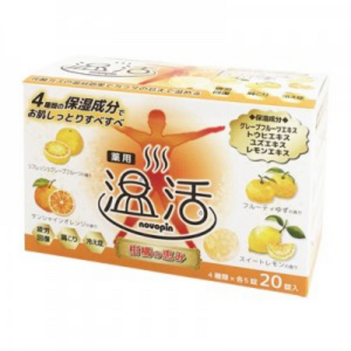 Nobopin Mikan no Megumi Bath Bomb 20p