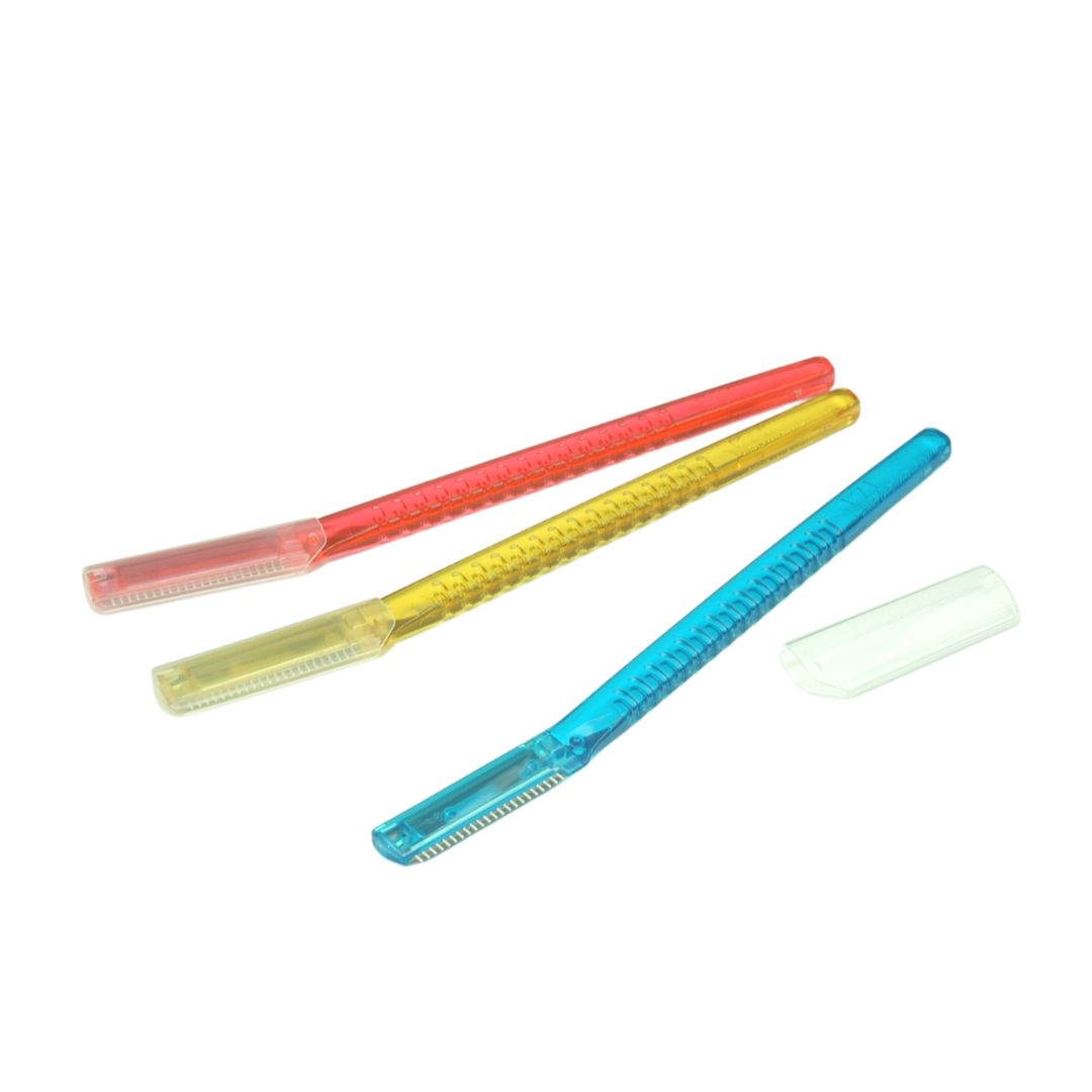 Disposable L Eyebrow Razor 3pc