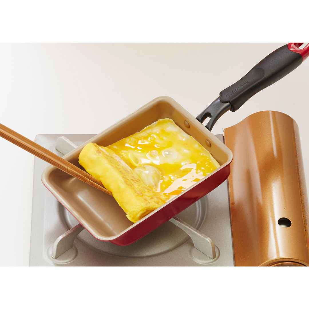 EVERCOOK Tamagoyaki Egg Frypan 13x18cm