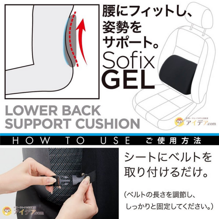 SOFIXGEL Lower Back Support Cushion