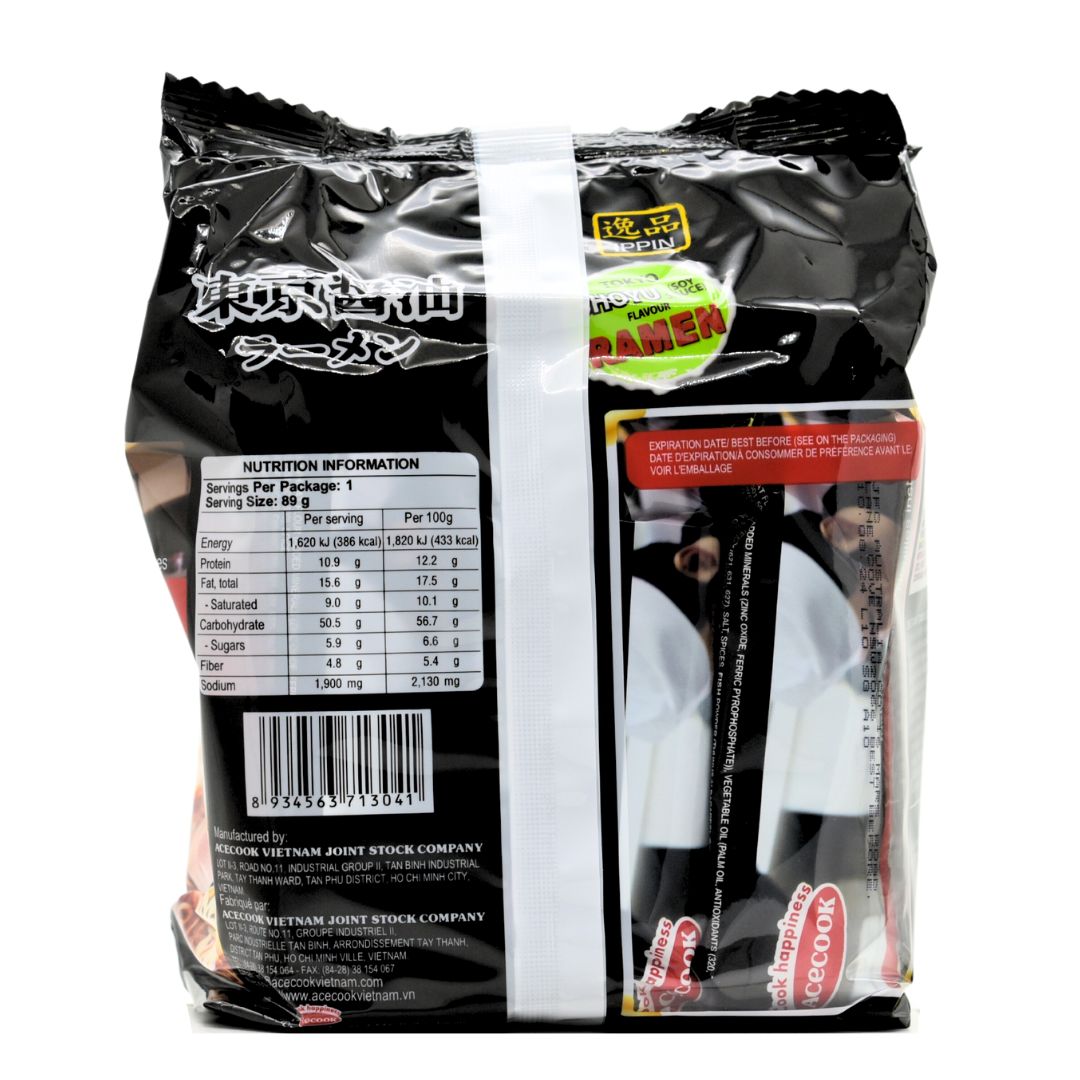 IPPIN Shoyu Ramen in Bag 89g x 4 bags