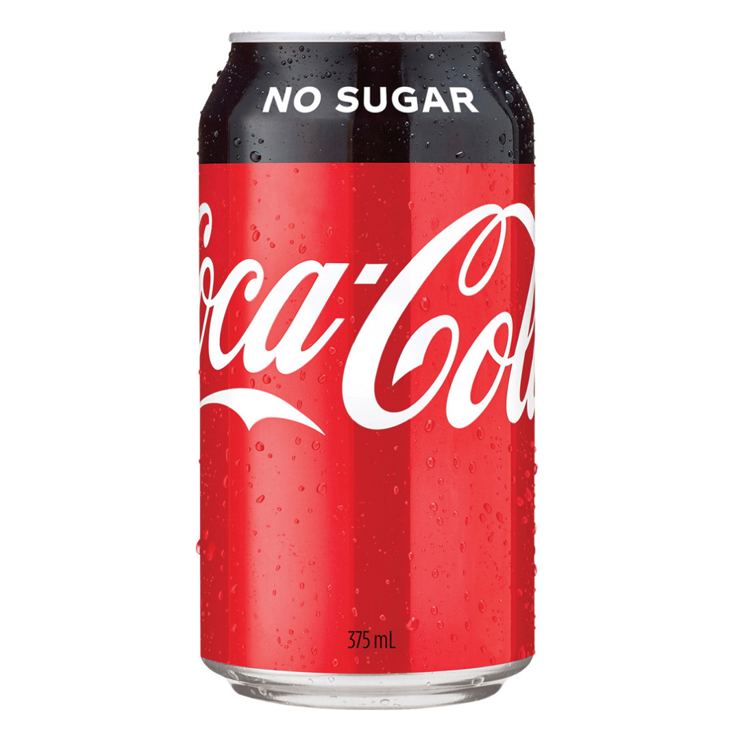 Coca Cola No Sugar 375ml 24cans