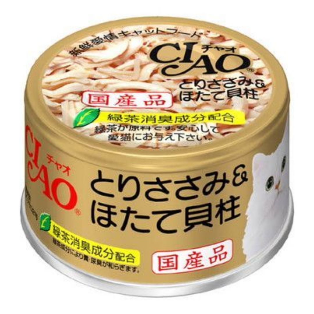 CIAO Chicken and Scallop 85g (pet food)